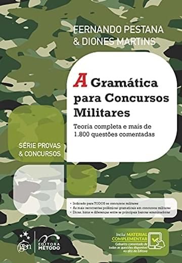 Imagem representativa de A Gramática para Concursos Militares