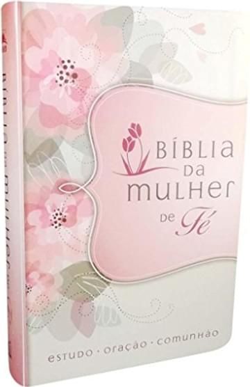 Imagem representativa de Bíblia da Mulher de Fé, NVI, Couro Soft, Flores