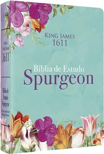Imagem representativa de Bíblia de estudos e sermões de C. H. Spurgeon: Capa Floral
