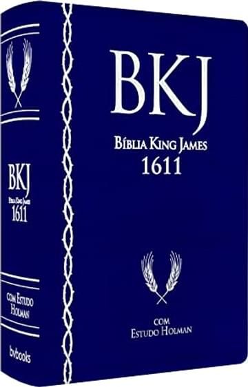 Miniatura de BÍBLIA KING JAMES 1611 COM ESTUDO HOLMAN 6° EDIÇÃO ( CAPA AZUL)