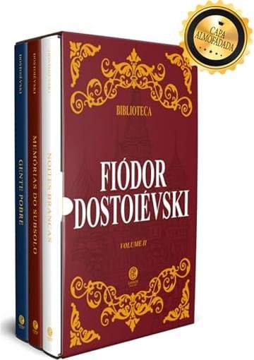 Miniatura de Biblioteca Dostoiévski Volume II - Box com 3 Livros - Edição de Luxo