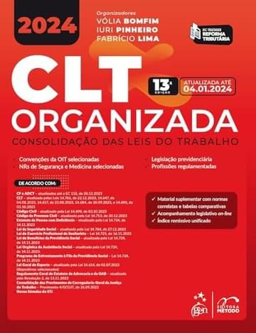 Imagem representativa de Clt Organizada-consolidação das Leis de Trabalho