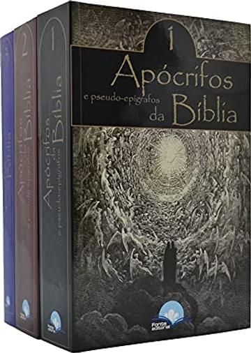 Imagem representativa de Coleção Apócrifos e Pseudo-Epígrafos da Bíblia - Caixa com 3 Volumes