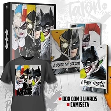 Imagem representativa de Coleção DC Comics | Box com 3 Livros + Camiseta Exclusiva