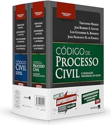 Imagem representativa de Combo TN - Código Civil e Código Processo Civil - 16ª edição 2024