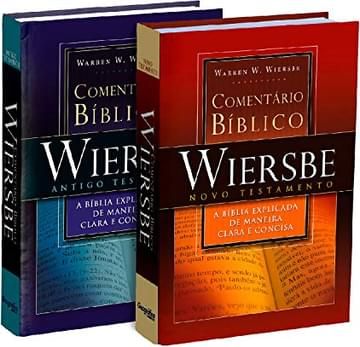 Imagem representativa de Comentário bíblico outline Wiersbe - 2 Volumes