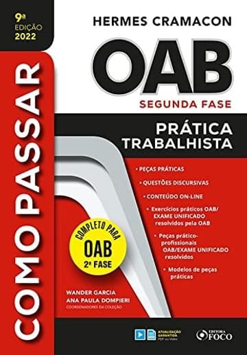 Imagem representativa de COMO PASSAR NA OAB 2ª FASE - PRATICA TRABALHISTA - 9ª ED - 2022