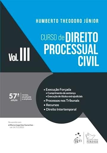Livro Curso de Direito Processual Civil - Vol. 3: Volume 3
