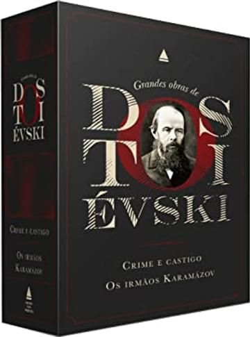 Imagem representativa de Grandes obras de Dostoiévski: "Crime e castigo" e "Os irmãos Karamazov"