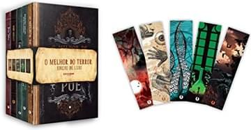 Imagem representativa de Kit O Melhor do Terror em edição de luxo: 5 livros em capa dura + 5 marcadores exclusivos