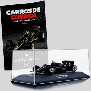 Miniatura de LUPPA LOTUS 97T 1985, Ayrton Senna, Fórmula 1/Carro Metálico Diecast/Carro em Escala e Série Colecionáveis