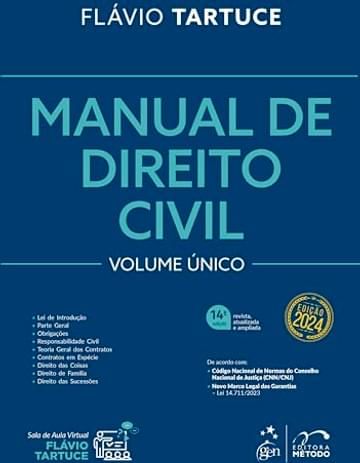 Imagem representativa de Manual de Direito Civil - Vol. Único