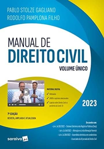 Imagem representativa de Manual de Direito Civil - Volume Único - 7ª edição 2023