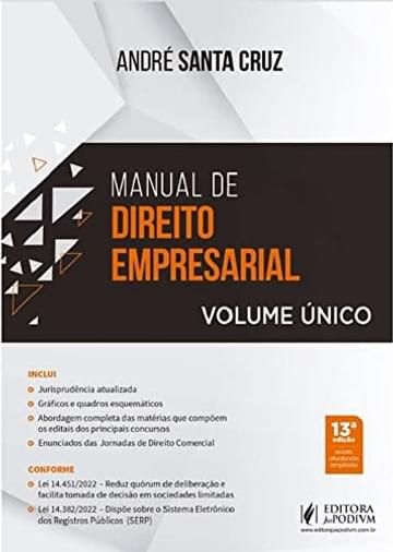 Imagem representativa de Manual De Direito Empresarial - Volume Único - 13ª Edição (2023)