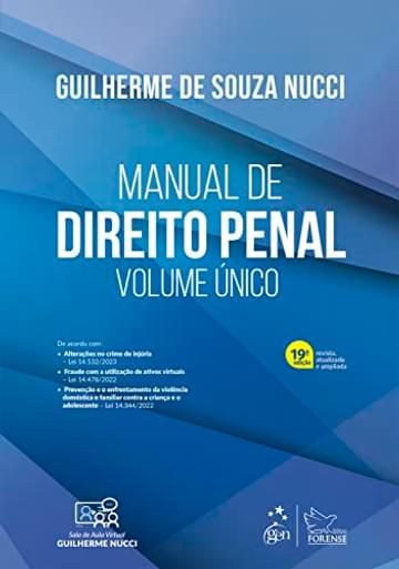 Livro Manual de Direito Penal - Volume Único