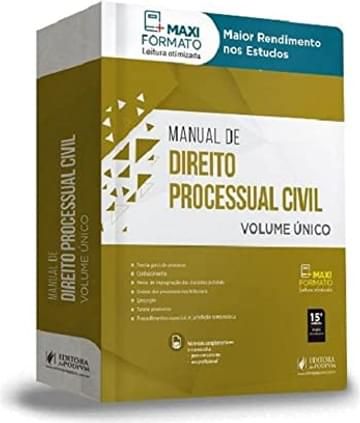 Miniatura de Manual De Direito Processual Civil - Volume Único - 15ª Edição (2023)