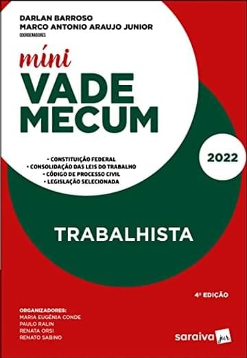 Imagem representativa de Míni Vade Mecum Trabalhista - 4ª edição 2022