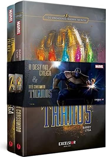 Imagem representativa de Super Kit Marvel: Dois livros em capa dura e sobrecapa: Os Vingadores: Ultimato – O destino chega + Os Vingadores: Guerra Infinita – Thanos – Titã Consumido
