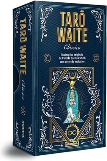 Miniatura de Tarô waite clássico – Deck com 78 cartas ilustradas por Pamela Colman Smith