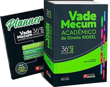 Imagem representativa de Vade Mecum Acadêmico de Direito Rideel 36ª Edição 1ª Semestre 2023 + Planner de Estudos