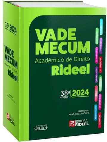 Miniatura de Vade Mecum Acadêmico de Direito Rideel 38ª Edição - 2024 + Planner de Estudos