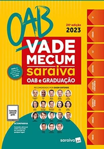 Imagem representativa de Vade Mecum Saraiva OAB e Graduação - 24ª edição 2023