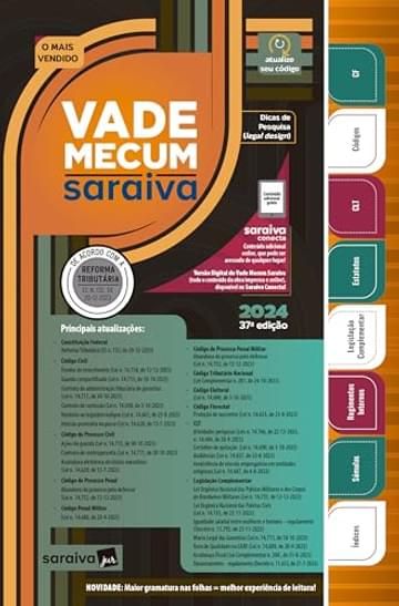 Imagem representativa de Vade Mecum Saraiva - Tradicional - 37ª edição 2024